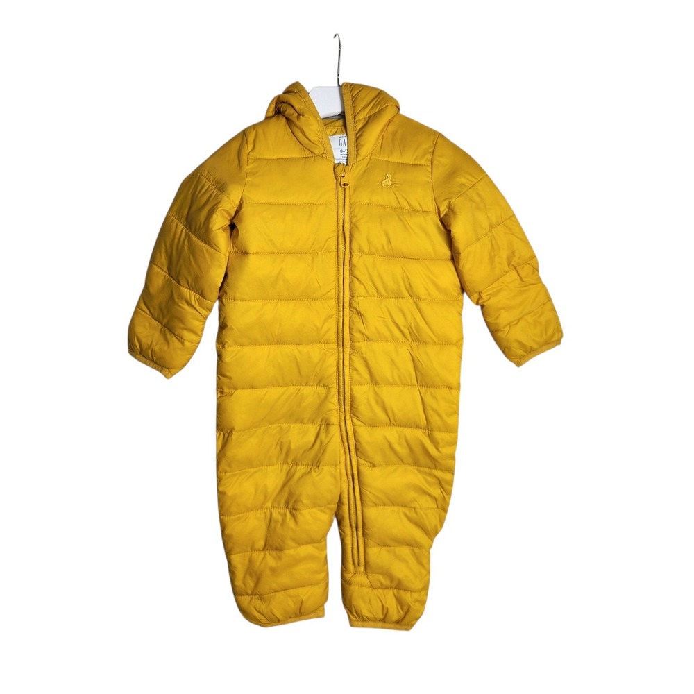 Baby Gap Yellow PrimaLoft Lightweight Snowsuit Bunting 6-12 Months